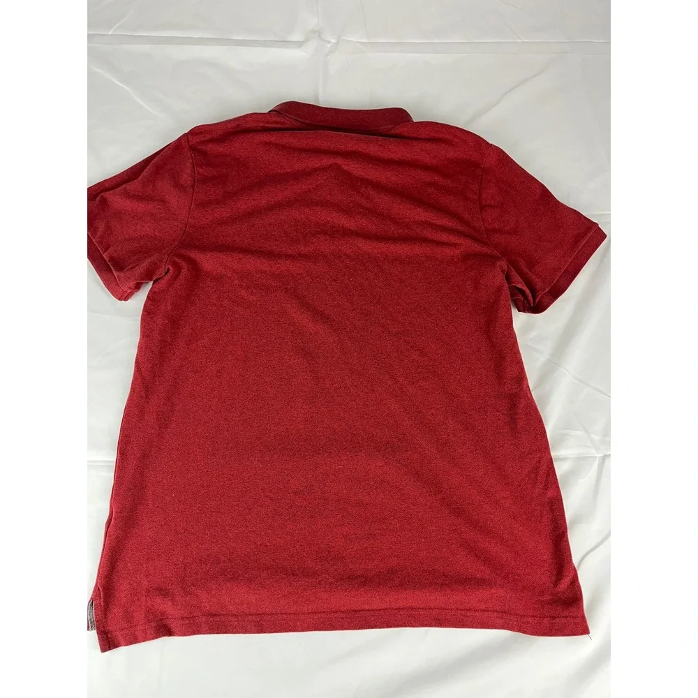 Old Navy Mens XL Polo Shirt Red Heather‎ Short Sleeve Built-In Flex Casual